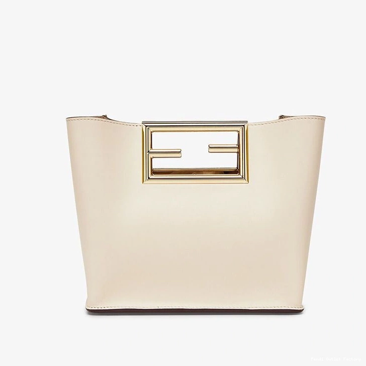 Affordable HOT Calf Fendi Way Bag In Leather White Small 0805
